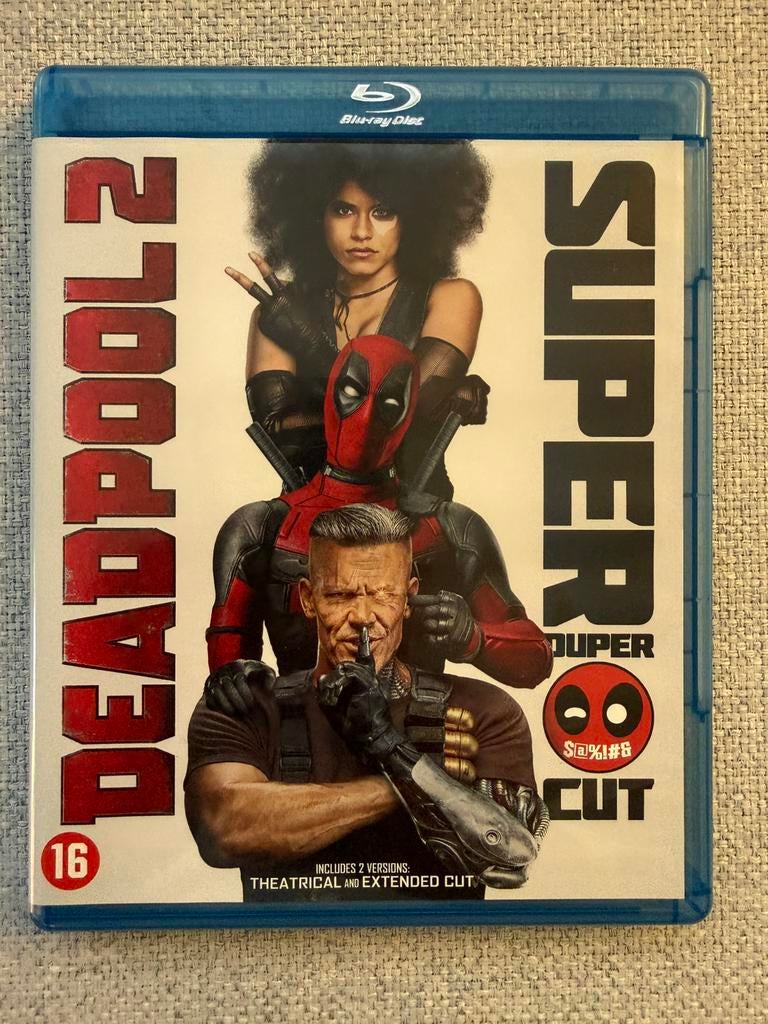 Blu Ray Deadpool 2 Super Duper Cut, Cd's en Dvd's, Blu-ray, Zo goed als nieuw, Science Fiction en Fantasy, Ophalen of Verzenden