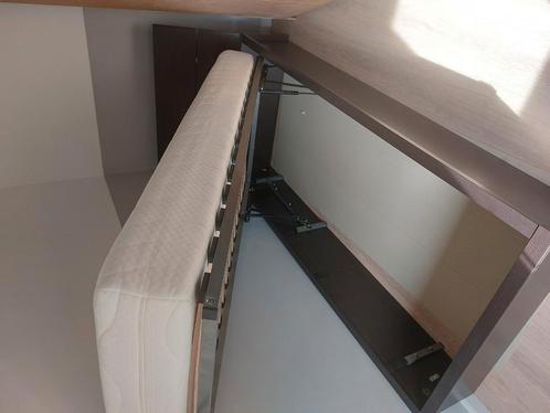 Ikea Herdla bed 90x200 met gasveer lattenbodem, Huis en Inrichting, Slaapkamer | Bedden, Zo goed als nieuw, Eenpersoons, 90 cm