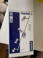 Nieuw! Gamma Rimini Plafondlamp met 4 Spots - Zilver/RVS, Ophalen of Verzenden, Nieuw, Metaal of Aluminium, Plafondspot of Wandspot