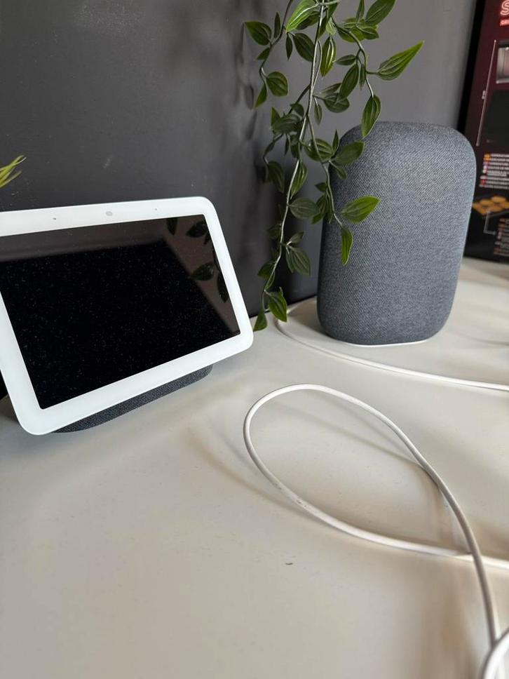 Google Nest set – Scherm + Speaker | Perfecte staat, Audio, Tv en Foto, Luidsprekers, Zo goed als nieuw, Overige typen, Minder dan 60 watt