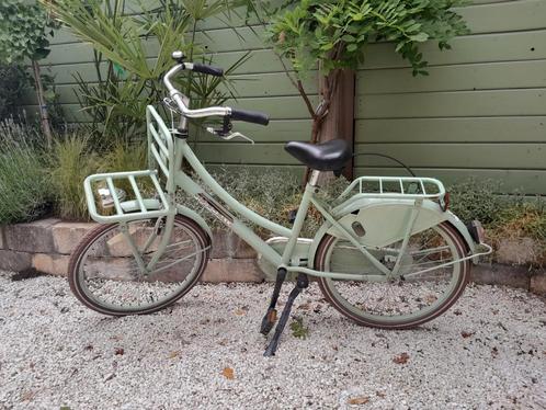 Mintgroene groene Popal 20 inch., Fietsen en Brommers, Fietsen | Meisjes, Gebruikt, 20 inch, Handrem, Ophalen