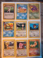 9 stuks kaarten Pokémon 1 edition, Ophalen of Verzenden, Zo goed als nieuw, Meerdere kaarten