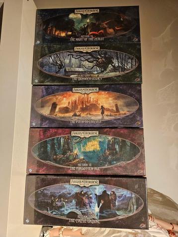 Arkham Horror - 5x Return To Sealed beschikbaar voor biedingen