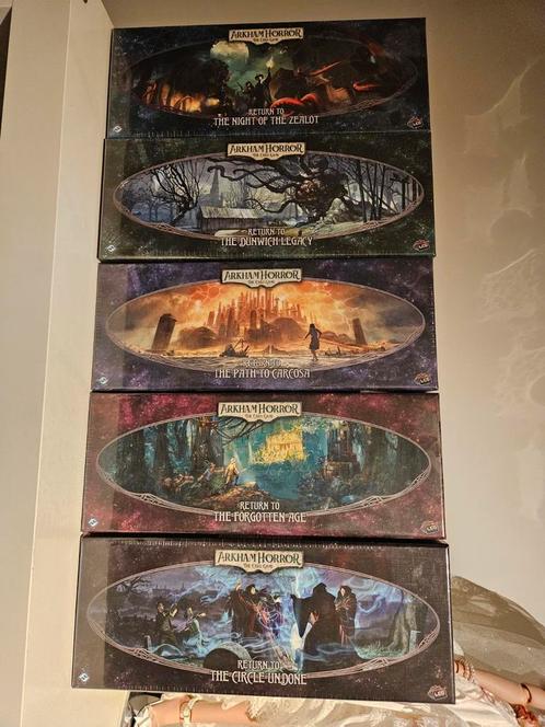 Arkham Horror - 5x Return To Sealed, Hobby en Vrije tijd, Gezelschapsspellen | Kaartspellen, Nieuw, Ophalen of Verzenden
