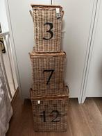 Riviera maison manden 3,7,12, Ophalen of Verzenden, Gebruikt, Rond, Riet