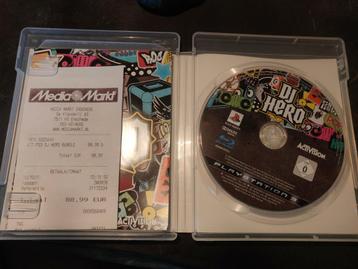 DJ Hero PlayStation 3 CIB met originele bon beschikbaar voor biedingen