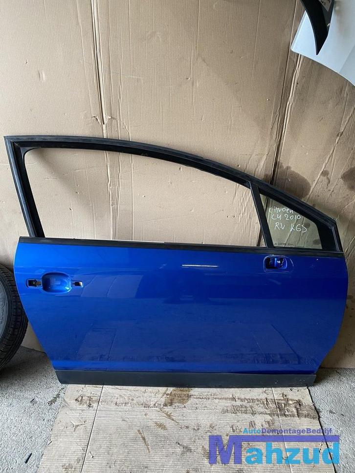CITROEN C4 COUPE Blauw KGS Rechts rechter deur portier, Auto-onderdelen, Carrosserie en Plaatwerk, Deur, Citroën, Gebruikt, Ophalen of Verzenden