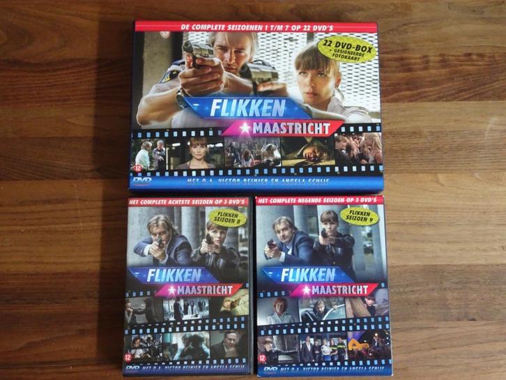 Flikken Maastricht seizoen 1 t/m 9 dvd, Cd's en Dvd's, Dvd's | Tv en Series, Gebruikt, Drama, Vanaf 12 jaar, Ophalen of Verzenden