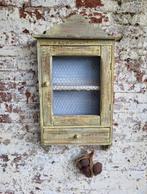 franse brocante hangkast/ wandkast/allegonda, Ophalen of Verzenden