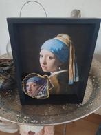 St Jacobsschelp Kunst - Meisje met de Parel, Antiek en Kunst, Kunst | Schilderijen | Klassiek, Ophalen of Verzenden
