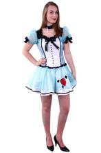 Alice in Wonderland jurkje M 38 40 jurk sexy kort disney, Maat 38/40 (M), Carnaval, Nieuw, Ophalen of Verzenden