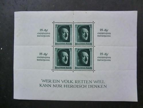 Duitse Rijk Blok nr. 9 Ongestempeld,, Postzegels en Munten, Postzegels | Europa | Duitsland, Postfris, Overige periodes, Ophalen of Verzenden