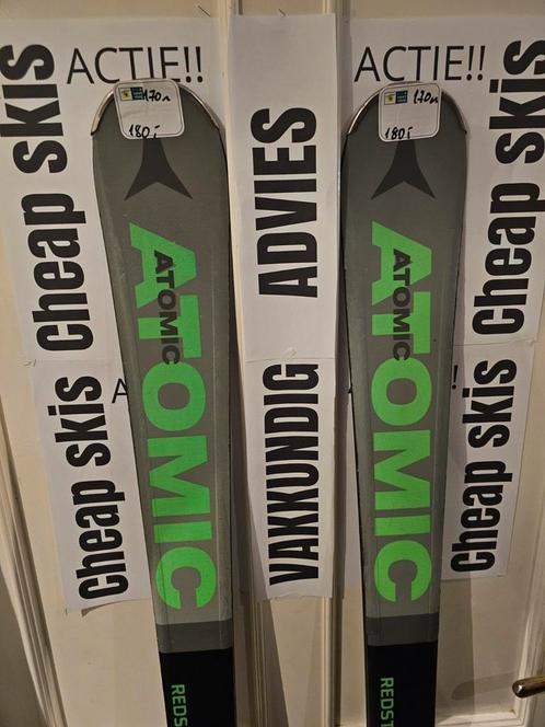 177 170 163 ATOMIC REDSTER XT WOODCORE TITANIUM CARVE, Sport en Fitness, Skiën en Langlaufen, Zo goed als nieuw, Ski's, Skiën