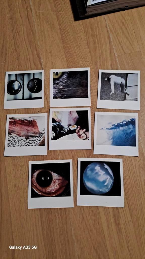 Pearl Jam No Code setje van 8 losse 'polaroids', Verzamelen, Supermarktacties, Plus, Ophalen of Verzenden