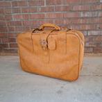 Leder Cognac Kleur GARCIA Koffer, Ophalen of Verzenden, Gebruikt, Leer