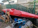 Twee-persoons kayak met achterbesturing, Watersport en Boten, Kano's, Ophalen, Gebruikt, Met peddels, Kajak