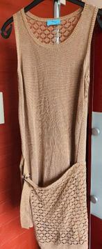 Ibiza People Beige Zomerjurk Maat XS/S – Goed – Beige & Goud, Ophalen of Verzenden, Maat 34 (XS) of kleiner, Beige, Boven de knie