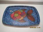 dienblad met retro vis motief 38/28,5 cm worcester ware (317, Ophalen of Verzenden, Gebruikt, Rechthoekig, Metaal