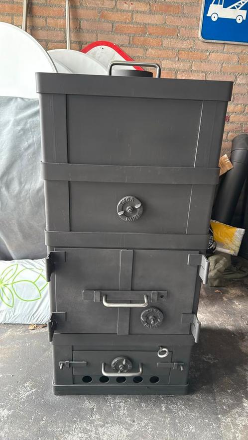 Thor Dania type 1 met heteluchtkamer, Huis en Inrichting, Kachels, Gebruikt, Vrijstaand, Houtkachel, Hout, Ophalen