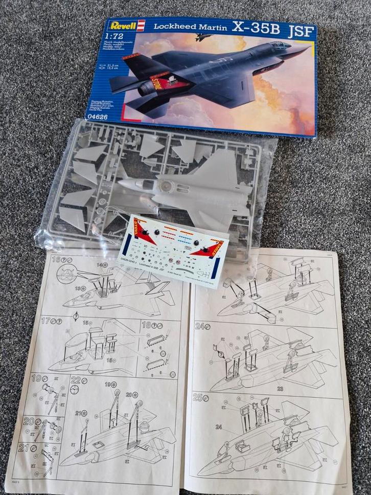 Revell X-35B JSF 1:72 Modelbouwdoos, Hobby en Vrije tijd, Modelbouw | Vliegtuigen en Helikopters, Zo goed als nieuw, Vliegtuig
