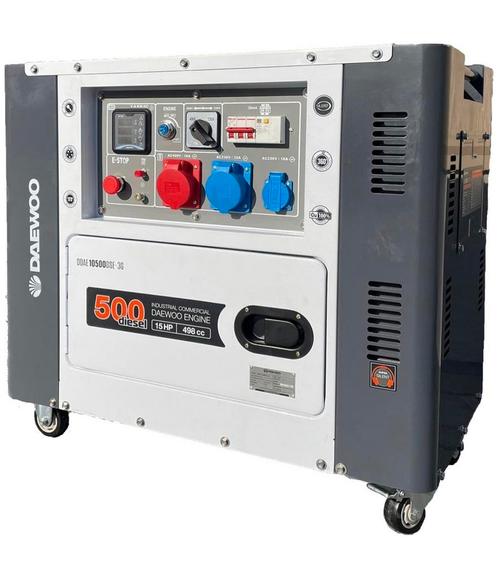 Nieuwe Daewoo Power DDAE10500DSE-3G - Diesel Aggregaat, Doe-het-zelf en Verbouw, Aggregaten, Nieuw, Dieselolie, Ophalen of Verzenden