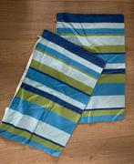 IKEA kussensloop gestreept, Huis en Inrichting, Slaapkamer | Beddengoed, Eenpersoons, Blauw, Hoeslaken of Sloop, Ophalen of Verzenden