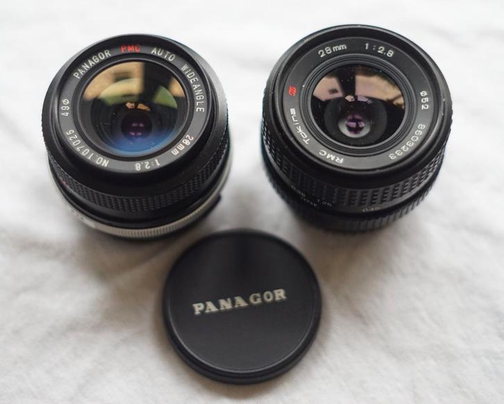 Panagor PMC 28mm f2.8 (Olympus OM), Verzamelen, Fotografica en Filmapparatuur, Lens of Lenzen, 1960 tot 1980, Ophalen of Verzenden