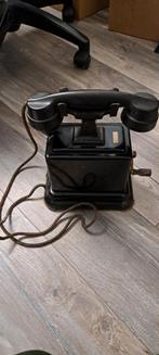 Antieke Bakelieten Telefoon - Zwart, Ophalen of Verzenden