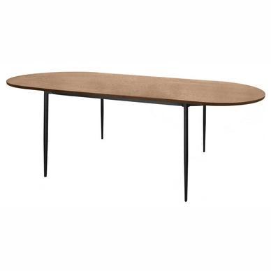 Riverdale eetkamertafel Scott - Ovaal - Zwart - 220cm NIEUW, Huis en Inrichting, Tafels | Eettafels, Nieuw, 200 cm of meer, Ovaal