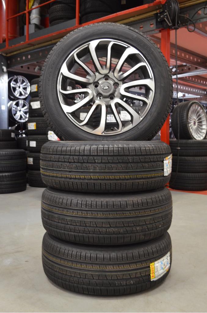 20" Range Rover Velgen Autobiography + Pirelli Scorpion, Auto-onderdelen, Banden en Velgen, Banden en Velgen, Zomerbanden, 20 inch