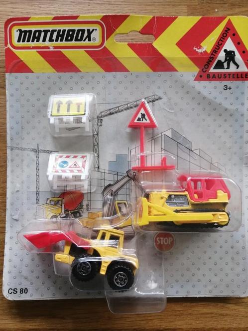Matchbox Construction Baustelle CS 80 uit 1991, Hobby en Vrije tijd, Modelauto's | Overige schalen, Nieuw, Ophalen of Verzenden