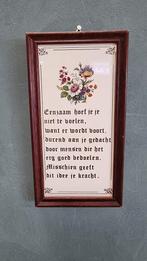 2123 antiek tegeltje eenzaam 21x11
Ophalen of verzenden, Ophalen of Verzenden, Zo goed als nieuw
