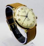 Zeer zeldzaam vintage Zwitsers Olma alarm horloge heren, Sieraden, Tassen en Uiterlijk, Horloges | Antiek, Overige merken, Staal