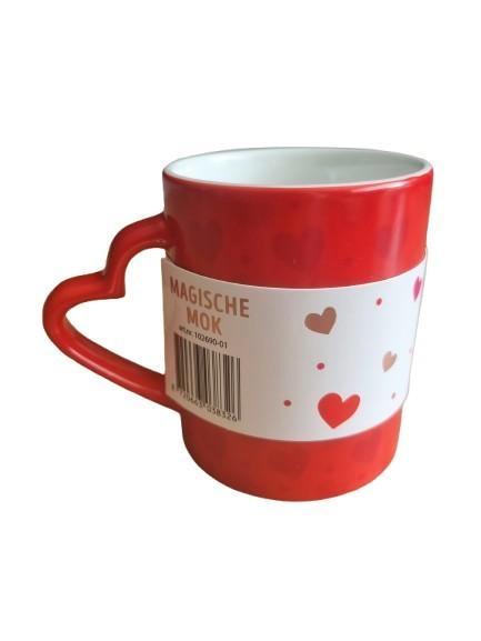Magische Hartjes Mok, Huis en Inrichting, Keuken | Servies, Nieuw, Kop(pen) en/of Schotel(s), Overige stijlen, Keramiek, Ophalen of Verzenden