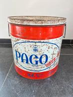 Vintage stalen blik, Verzamelen, Blikken, Ophalen, Zo goed als nieuw, Overige