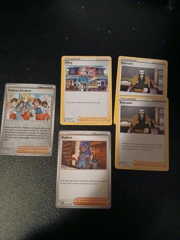 Pokemon trainer kaarten beschikbaar voor biedingen