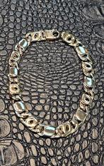 Prachtige massiefe 14k Rolex schakel gouden armband 29.6gram