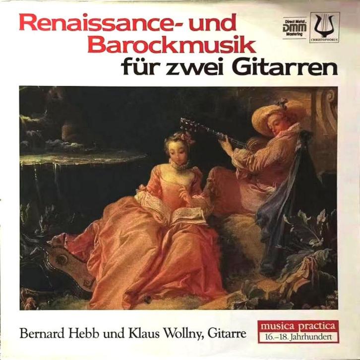 Hebb Wollny  Renaissance Und Barockmusik Für Zwei Gitarren, Cd's en Dvd's, Vinyl | Klassiek, Zo goed als nieuw, Classicisme, Kamermuziek