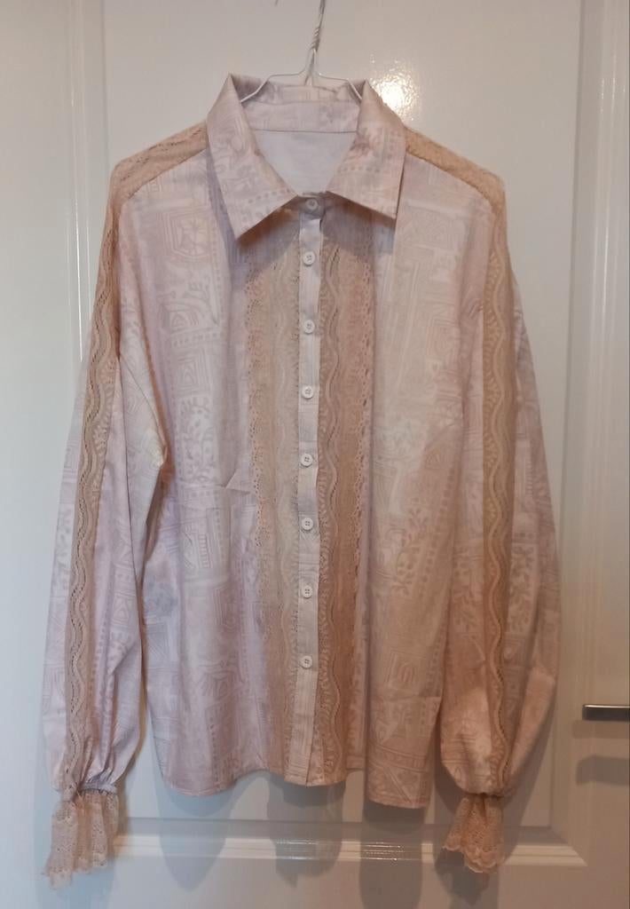 Zalm kleurige dames blouse L, Overige kleuren, Maat 42/44 (L), Nieuw, Ophalen of Verzenden