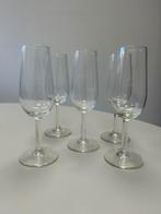5x champagne glazen Moët & Chandon, Verzamelen, Ophalen of Verzenden, Zo goed als nieuw, Overige typen