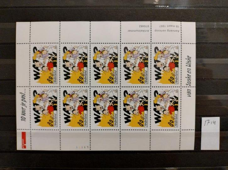 Diverse Postfrisse Velletjes Nl Guldentijd Deel 3, Postzegels en Munten, Postzegels | Nederland, Postfris, Na 1940, Ophalen of Verzenden