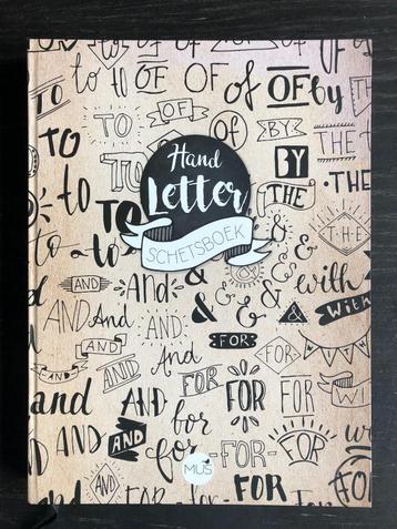 Hand letter schetsboek als nieuw beschikbaar voor biedingen