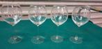 2 x wijnglas, bewerkt met druiven, Ophalen of Verzenden