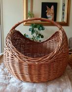 Grote rieten mand - perfect voor katten of hout, Ophalen, Mand, Rond, Zo goed als nieuw