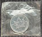 1 oz zilver Maple Leaf 1992 in seal, Postzegels en Munten, Edelmetalen en Baren, Zilver, Verzenden