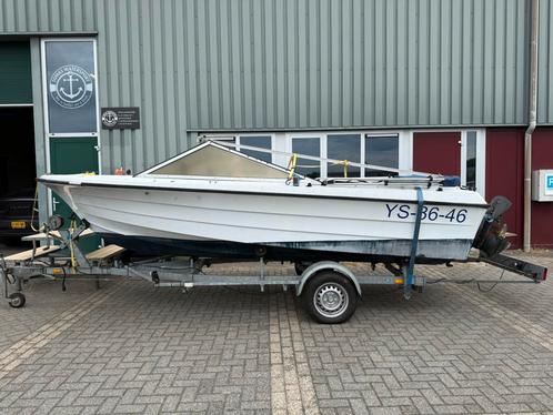 Draco speedboot opknapper, Watersport en Boten, Sloepen, Gebruikt, 10 tot 30 pk, 6 meter of meer, Binnenboordmotor, Diesel, Staal
