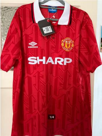 Manchester United – Umbro Home Shirt 92–94 (Sharp) – Nieuw beschikbaar voor biedingen
