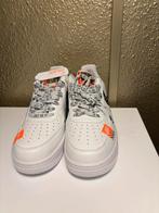Witte Nike Air Force 1 'Just Do It' Sneakers, Wit, Nieuw, Ophalen of Verzenden, Sneakers of Gympen