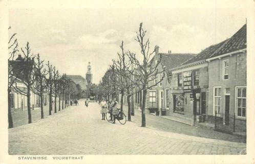 (380-715-009) Stavenisse Voorstraat, Verzamelen, Ansichtkaarten | Nederland, Zeeland, Verzenden