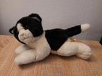 Nicotoy Knuffel Kat Poes - Wit & Zwart, Verzenden, Gebruikt, Poes
